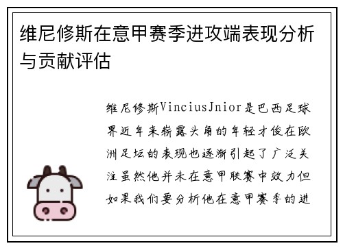 维尼修斯在意甲赛季进攻端表现分析与贡献评估 维尼修斯在意甲赛季进攻端表现分析与贡献评估